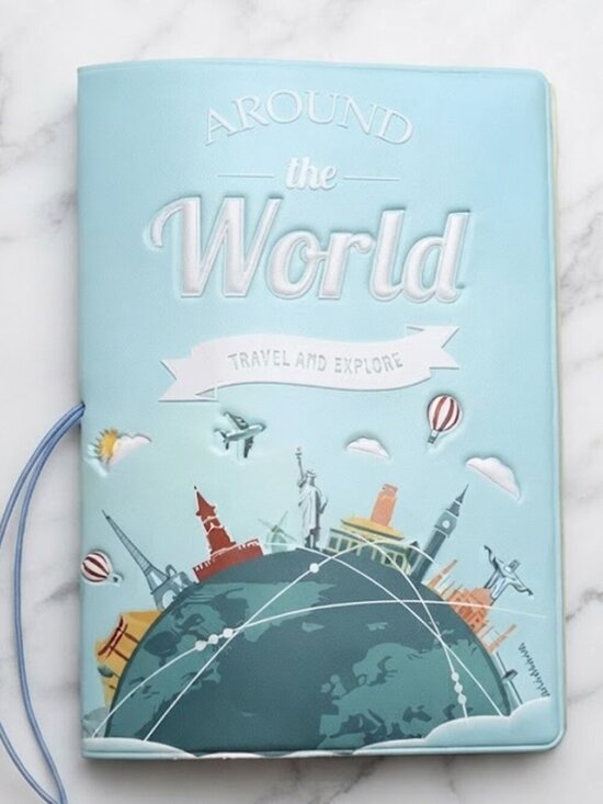 Elizabeth Besich Handbags - Around the World Travel Passport Case